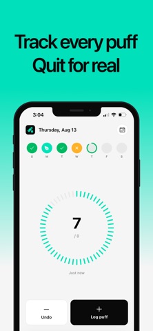 No Vape Tracker: Vaply Screenshot 1 of 4