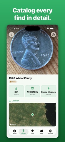 LuckyFind: Metal Detecting App iPhone screenshot