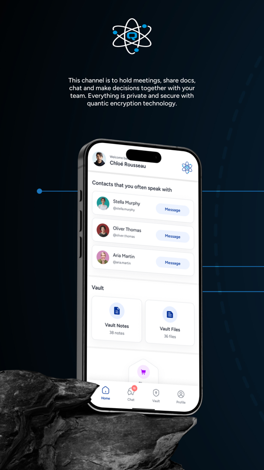 #1. QuantumChat (iOS) Ved: Quantumchat SL