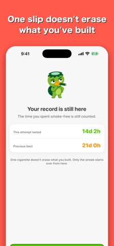Quit Smoking: Widget Tracker Screenshot 3 of 9