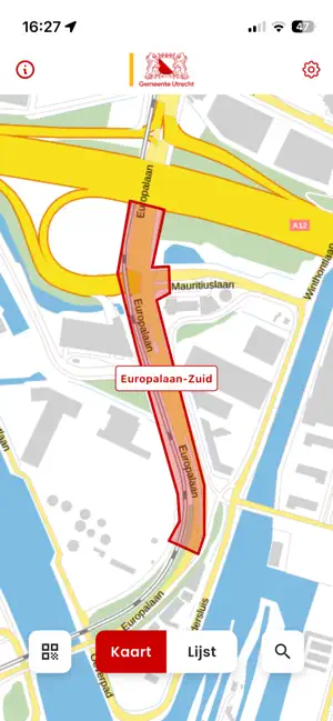 Projecten gemeente Utrecht screenshot 1