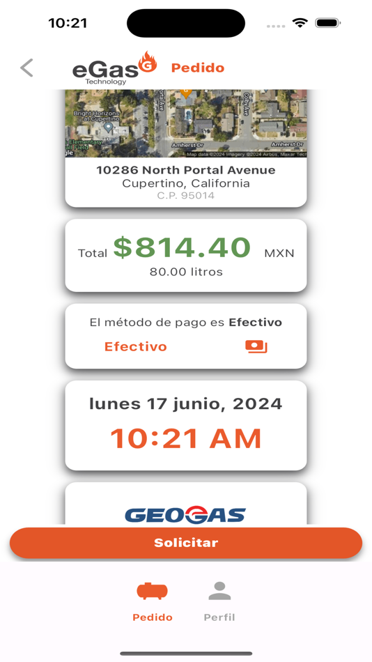 #4. eGas Clientes (iOS) 由: Jose Maria Moreno Fierros