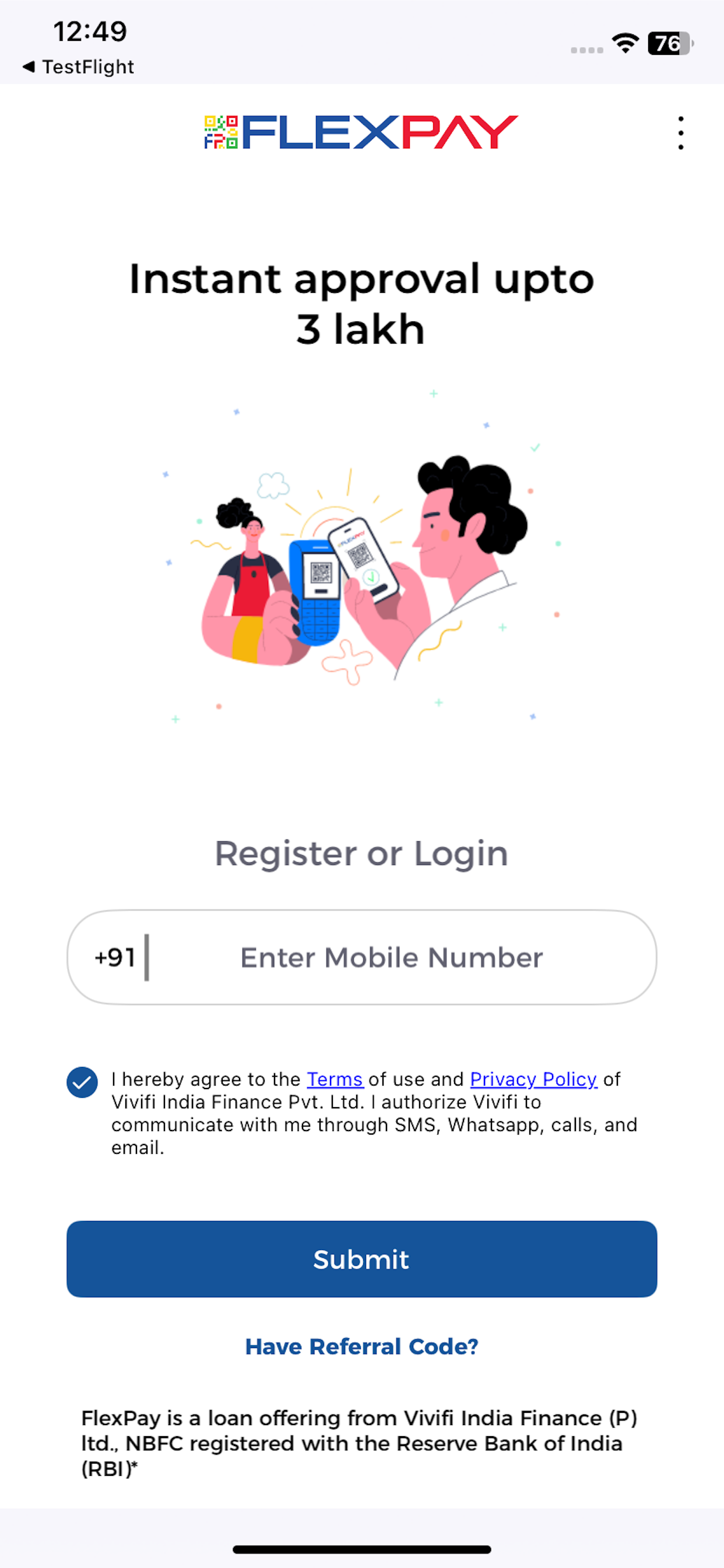 FlexPay: Personal Loan App