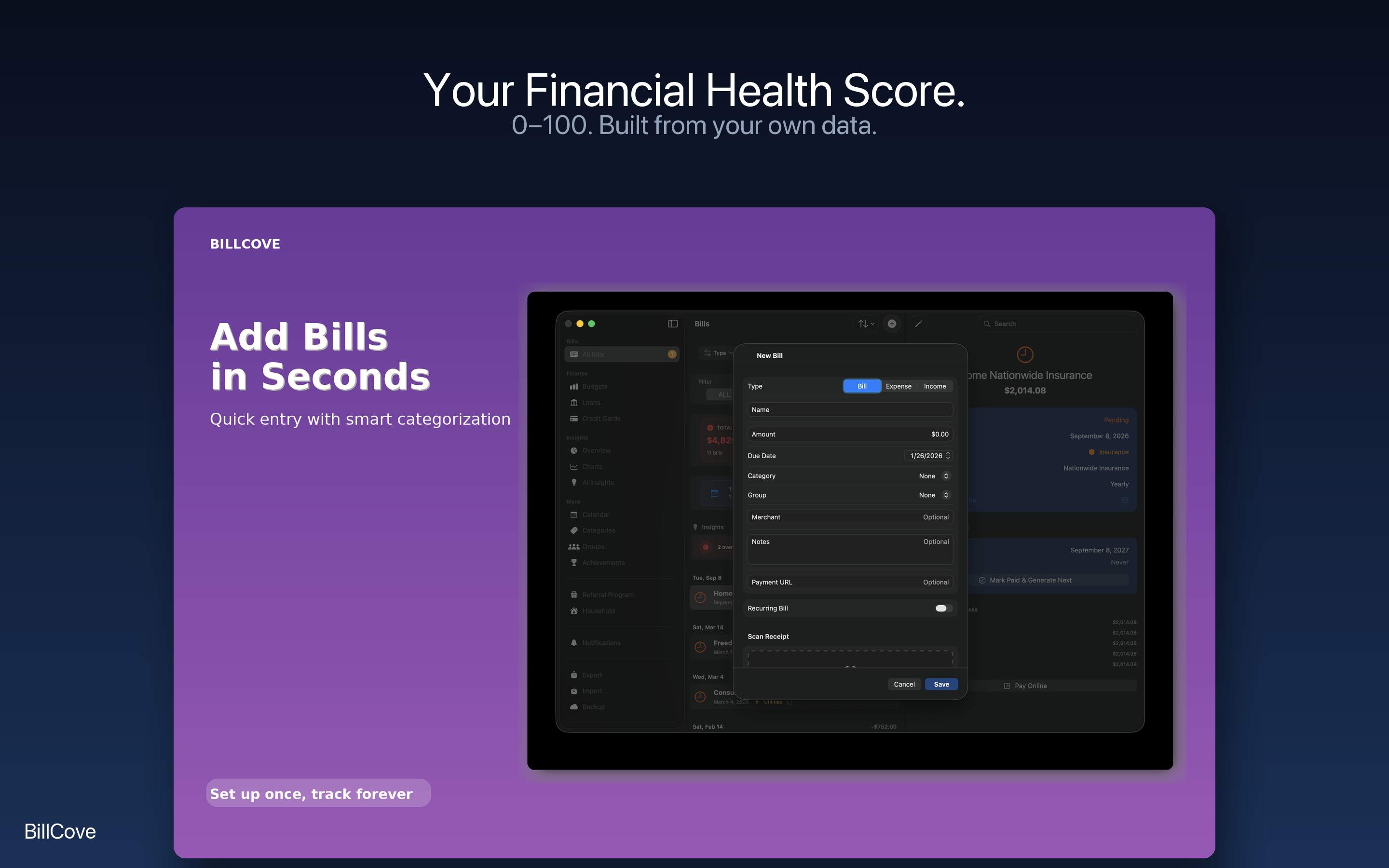 BillCove: Bill Tracker screenshot 24