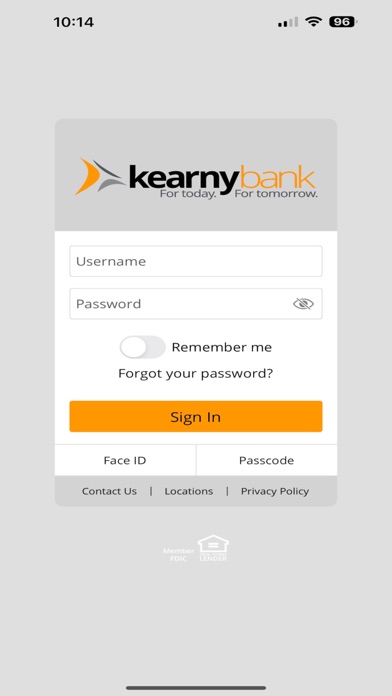 Kearny Bank Mobile Banking Screenshot