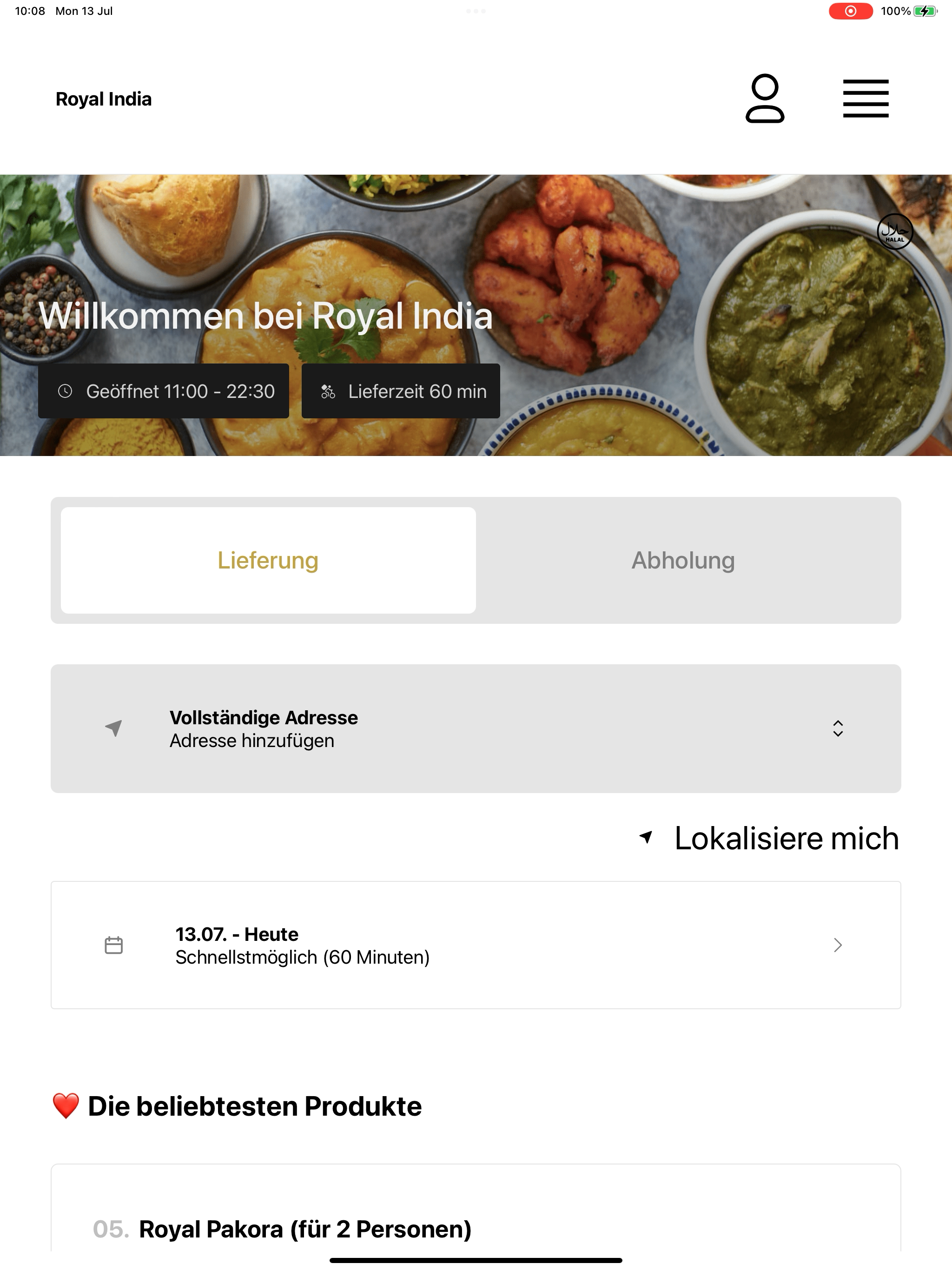 Royal India Aachen screenshot 10