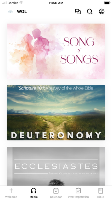 The Word of Life Church App iPhone screenshot 2 - Education app