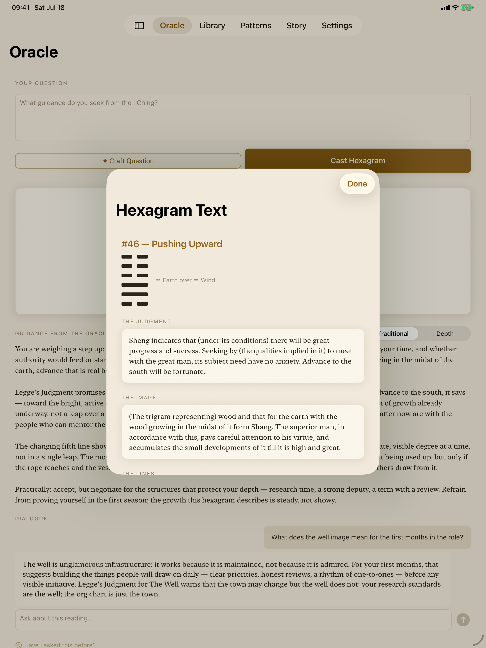 Tenets Oracle: I Ching screenshot 8