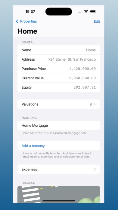Property Portfolio Screenshot