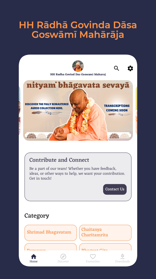 #1. Radha Govind Goswami (iOS) 由: Akash Patel