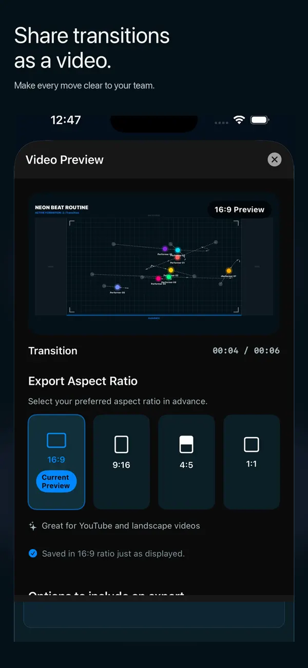 Screenshot #3 pour Castograph: Dance Formation