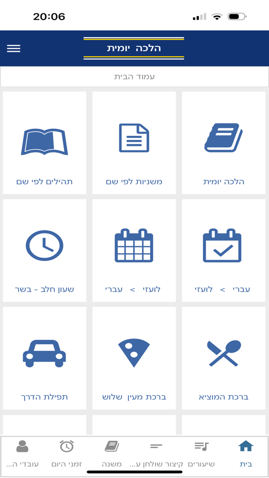 #1. הלכה יומית (iOS) By: ilan TETRUASHVILI