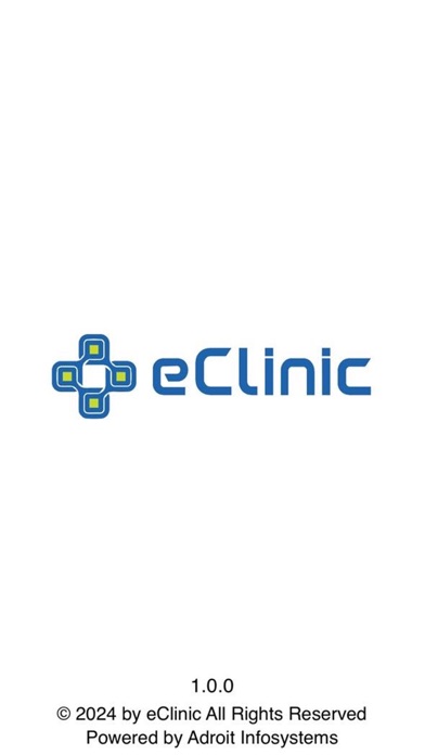Adroit Infosystems eclinic iPhone screenshot 1 - Medical app