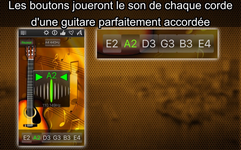 Screenshot #3 pour Guitar Tuner Easy Tune