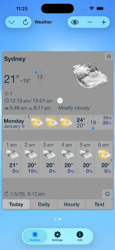 ClassicWeather HD screenshot 2