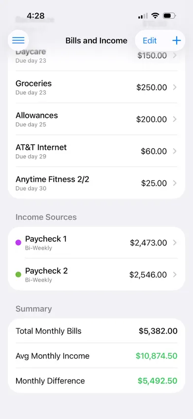 Cash Flow Tool screenshot 4