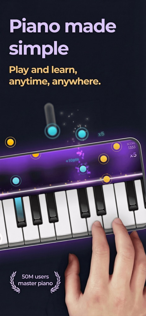 Piano - Keyboard Lesson & Game - Gamified Learning