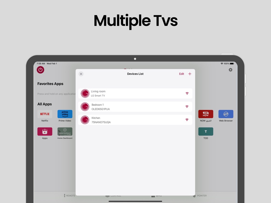 #4. Remote Control Smart LG TV (iOS) Podle: Quanticapps Ltd