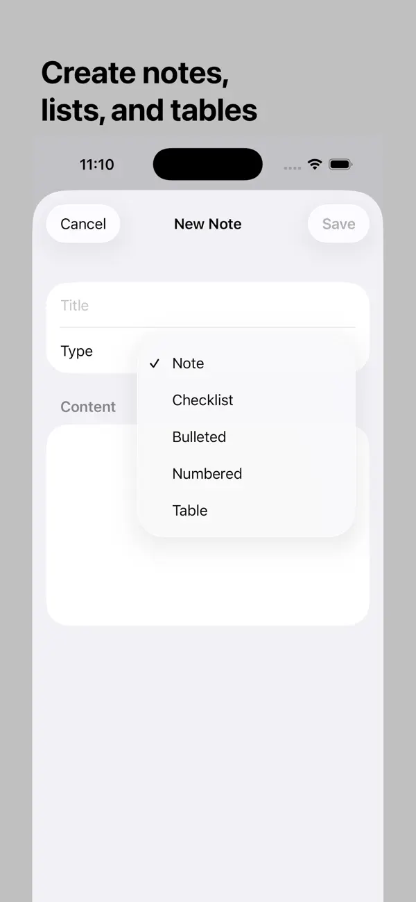 #2. Simple_Notes (iOS) Von: CRAIG MICHAEL MOONEY