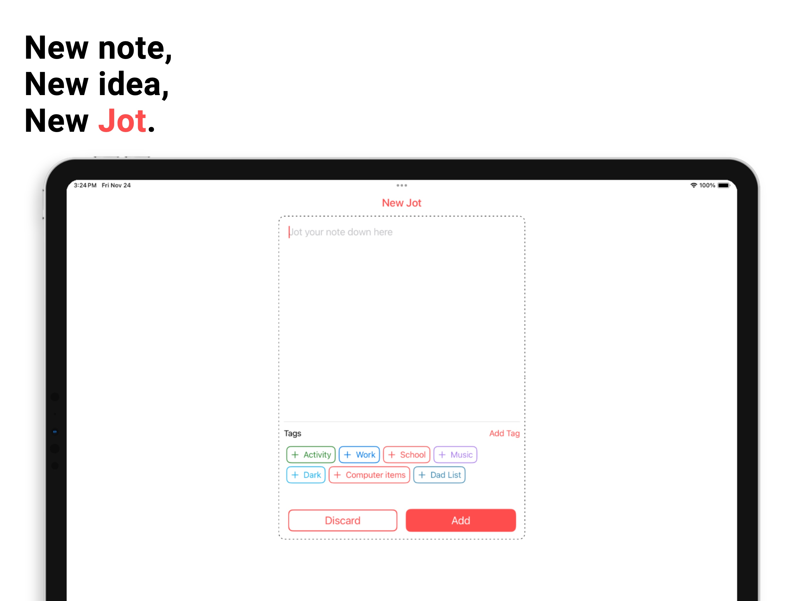 Just Jot App
