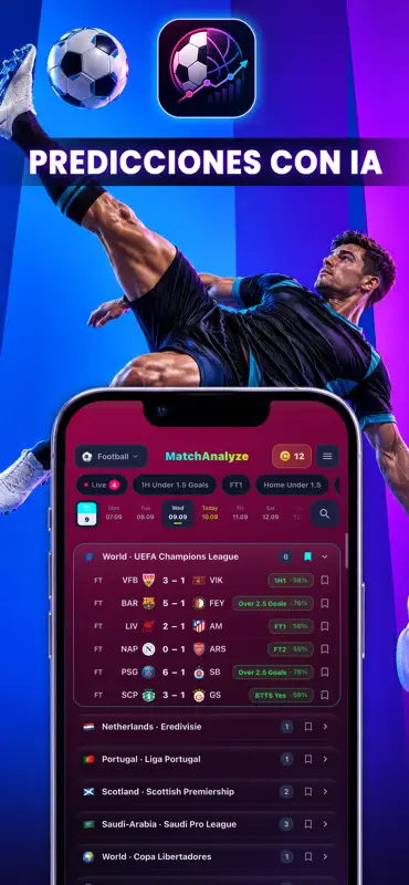 Match Analyze: Pronósticos screenshot 1 of 5