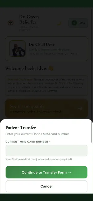 Dr. Green ReliefRx screenshot 2