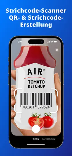Screenshot von QR Code Scanner Air · Barcode auf dem iPhone 2