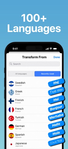 Translate Live - AI Translator iPhone screenshot