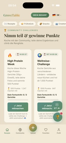 GroveTable iPhone screenshot