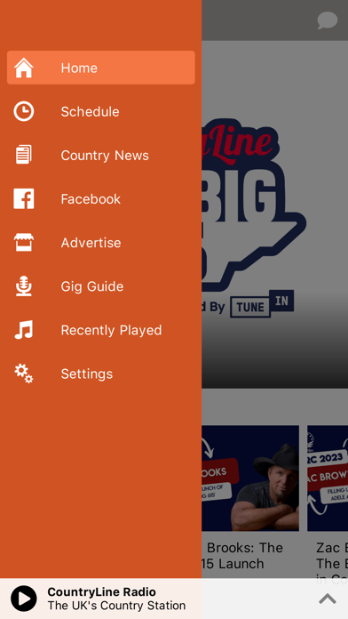 CountryLine Radio Screenshot