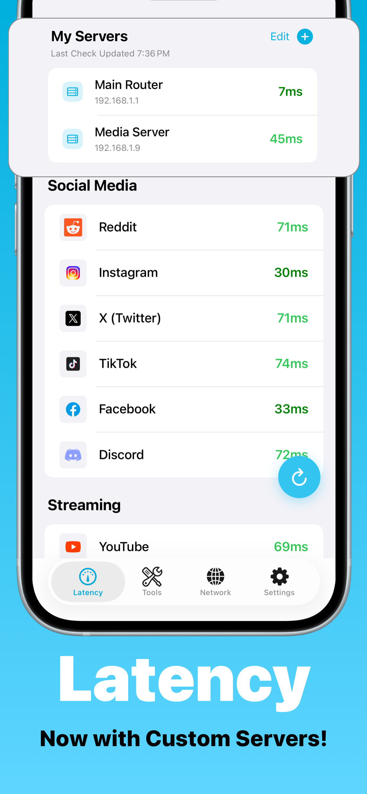 Pingers - Ping & Latency Check screenshot 3