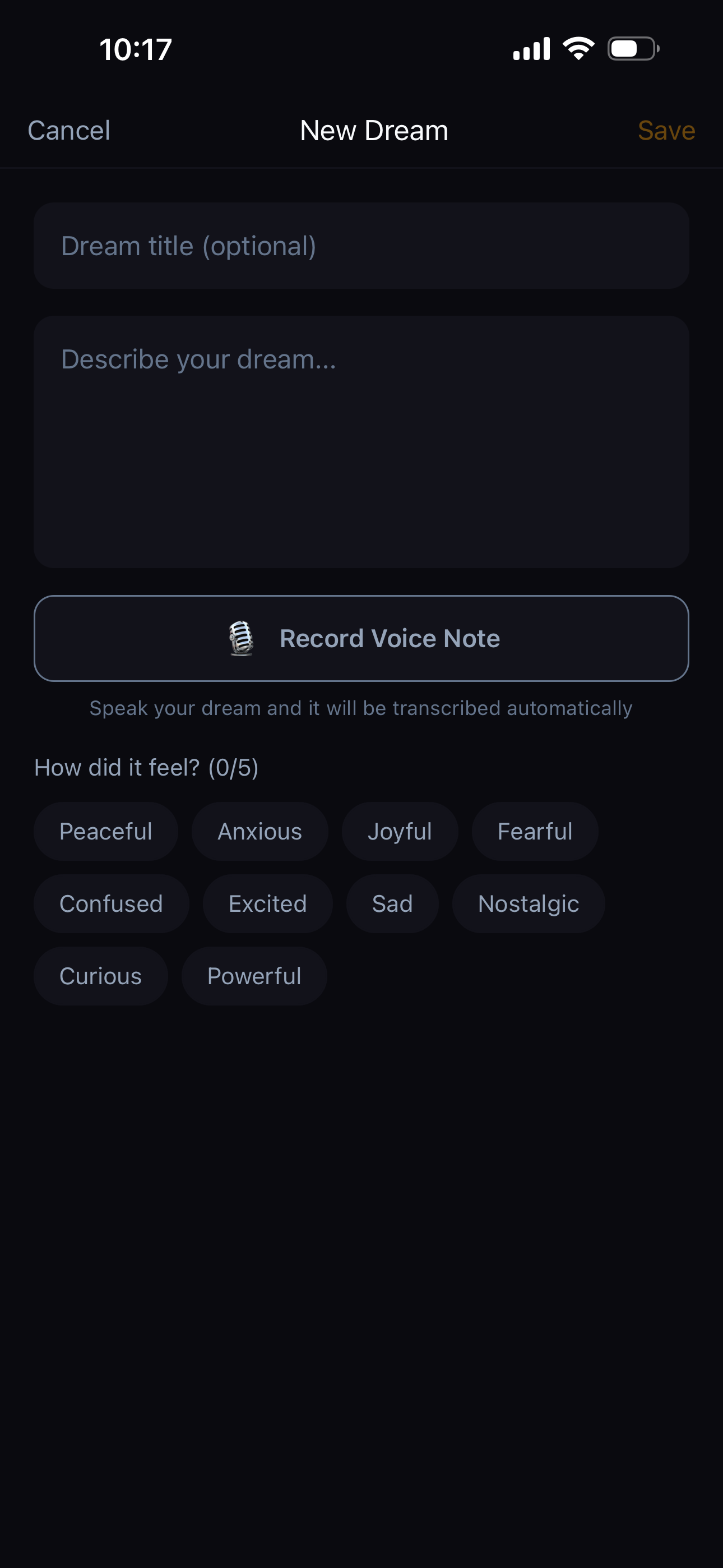 Dreamvibe: Dream Mapping screenshot 4