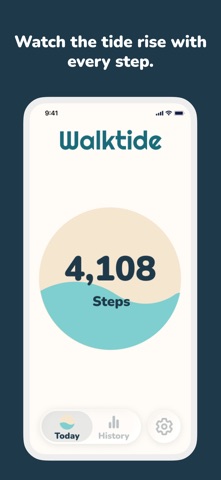 Walktide – Step Tracker Screenshot 2 of 8