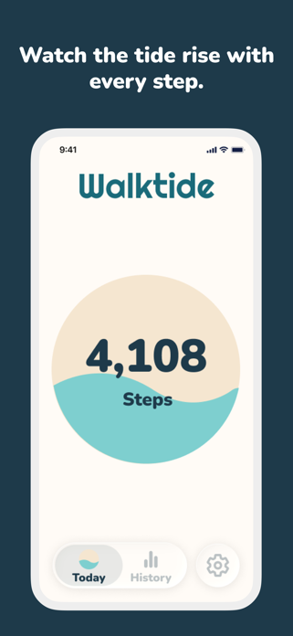 Walktide – Step Tracker Screenshot 2 of 8