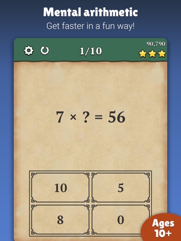 King of Math+ iPad screenshot