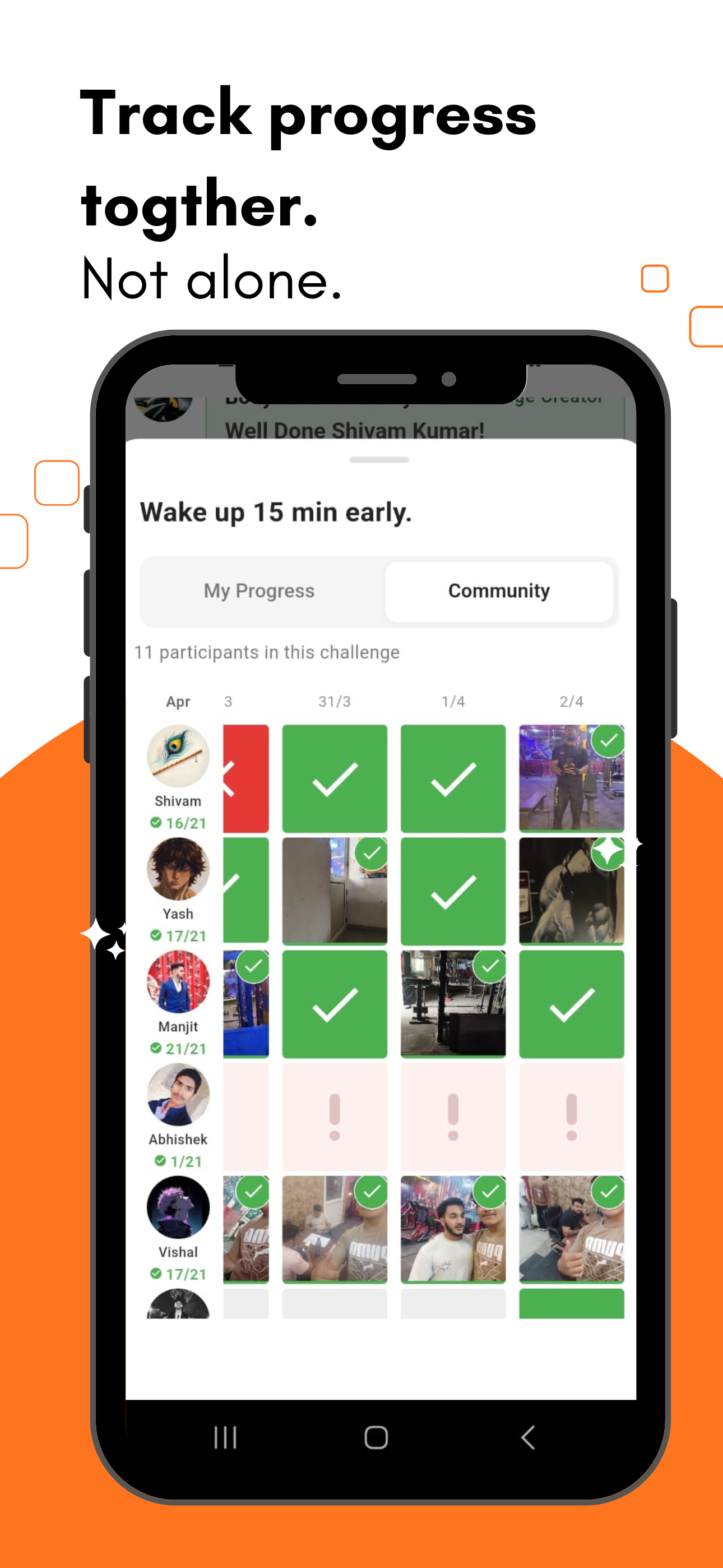 Challenge App: habits, friends screenshot 4