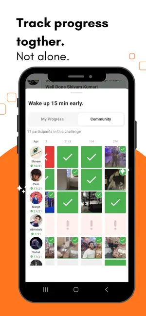 Challenge App: habits, friends screenshot 4