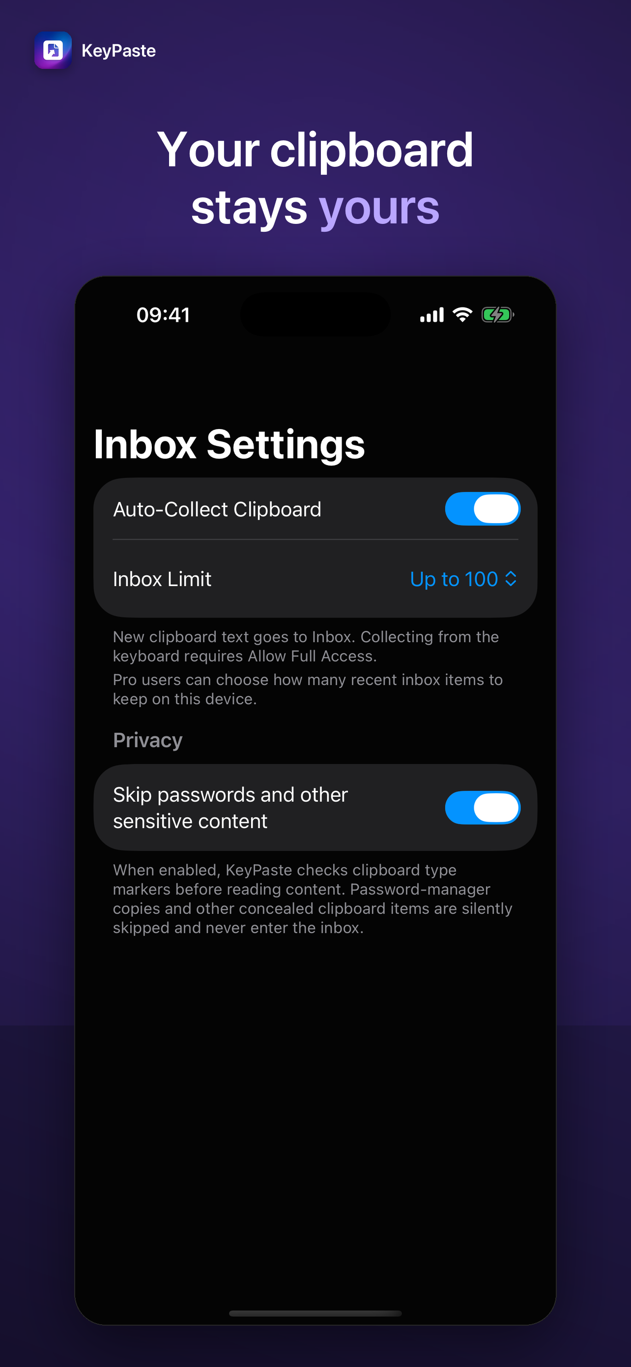 KeyPaste - Clipboard Manager screenshot 6