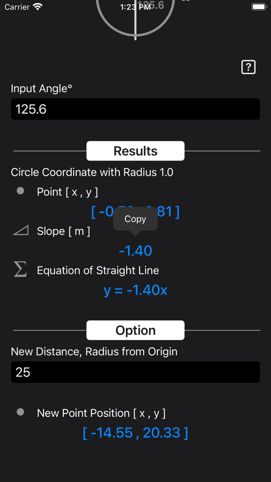 #5. Circle Coordinate Calculator (iOS) 게시자: Heng Jia Liang