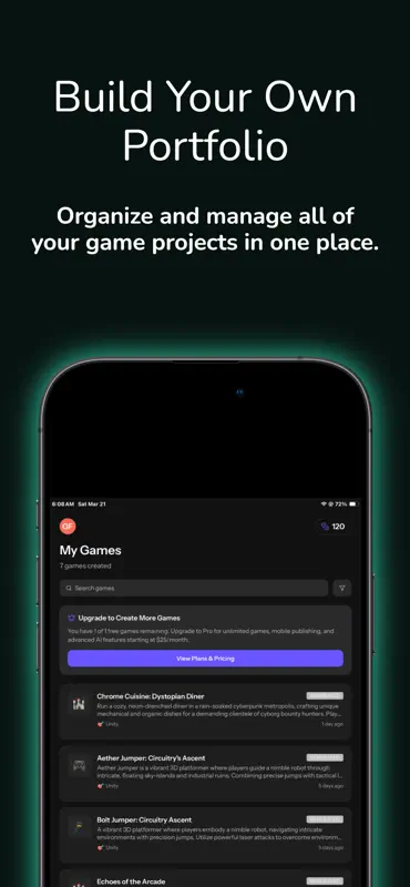 GameForge AI: Code & Build screenshot 1 of 4
