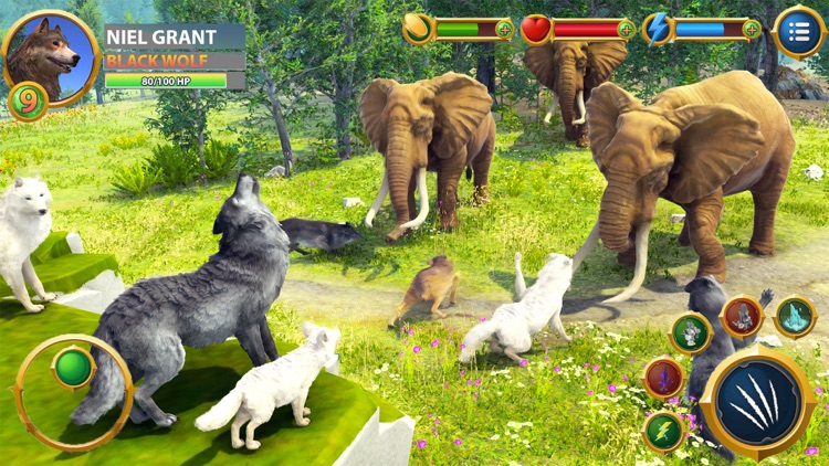 Wild Wolf Family Simulator