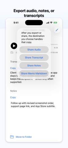 Audio Notes Organizer screenshot