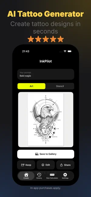 Tattoo Stencil Maker: InkPilot screenshot 2