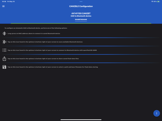 Screenshot #4 pour CAN2BLE Configuration