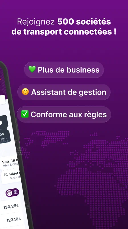WAY-Partner : Appli chauffeur screenshot 2 of 8