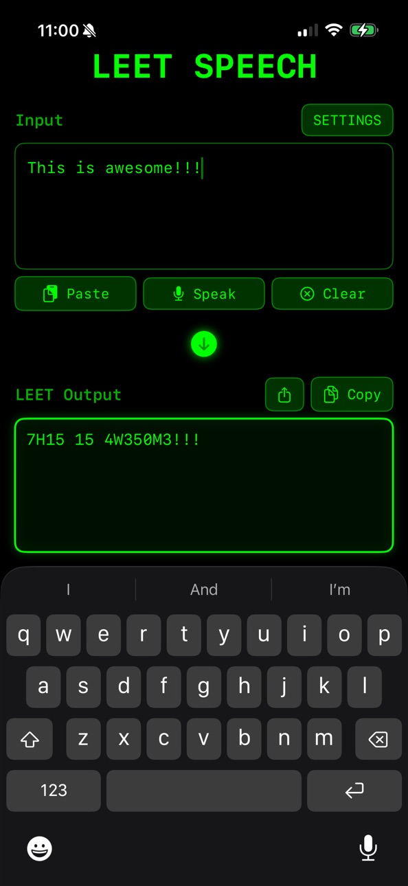 iPhone screenshot