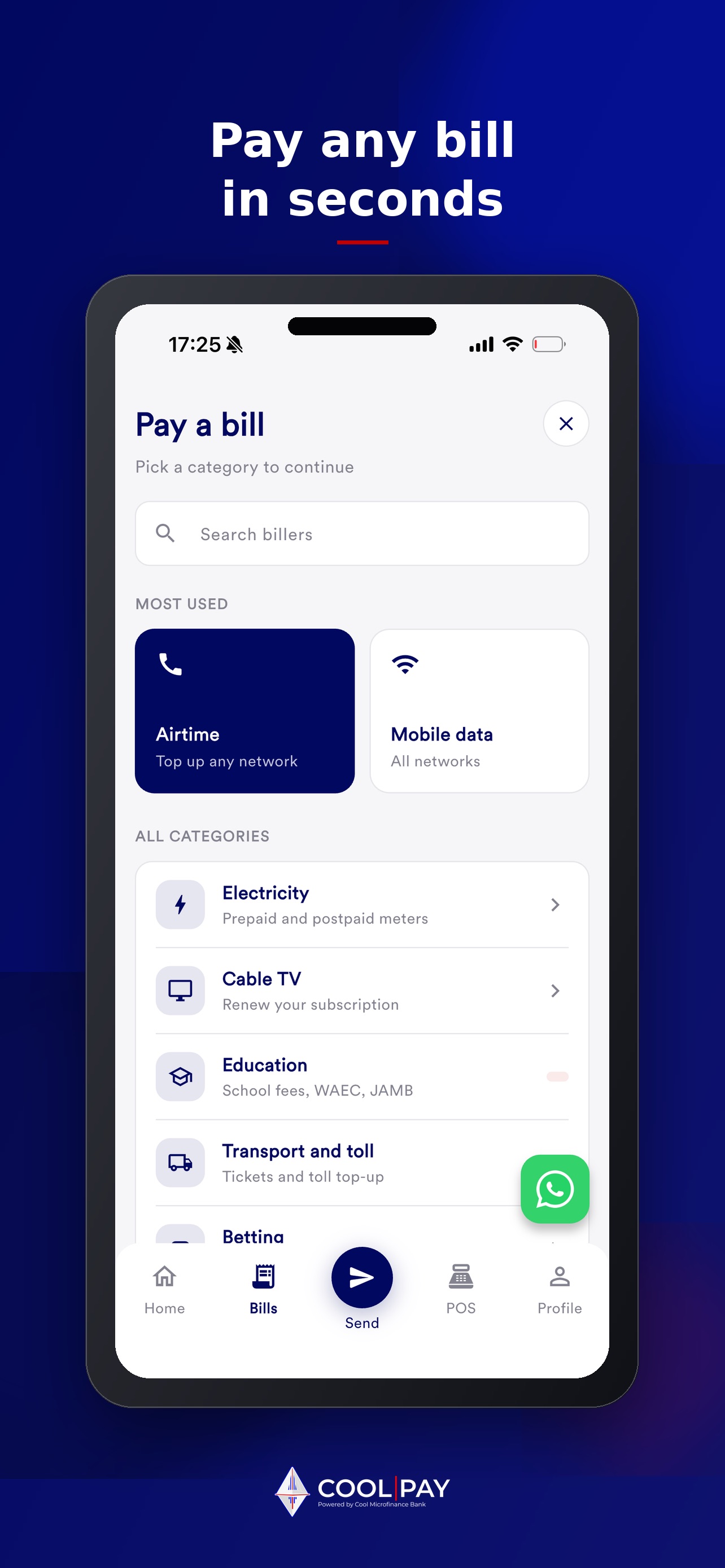 Screenshot 4 of CoolPay-Pay, Send, Bills