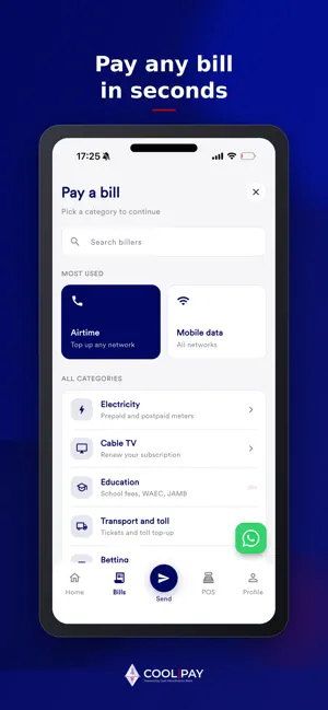 CoolPay-Pay, Send, Bills screenshot 4