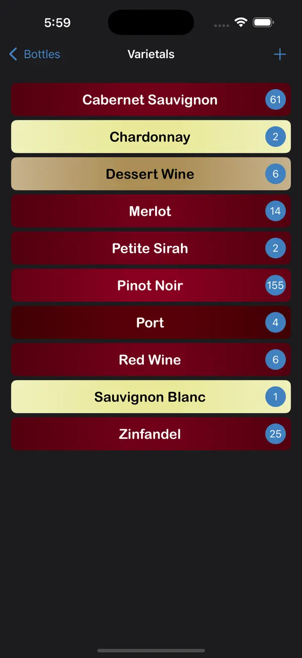Screenshot #2 pour Bottles - Wine Cellar Manager