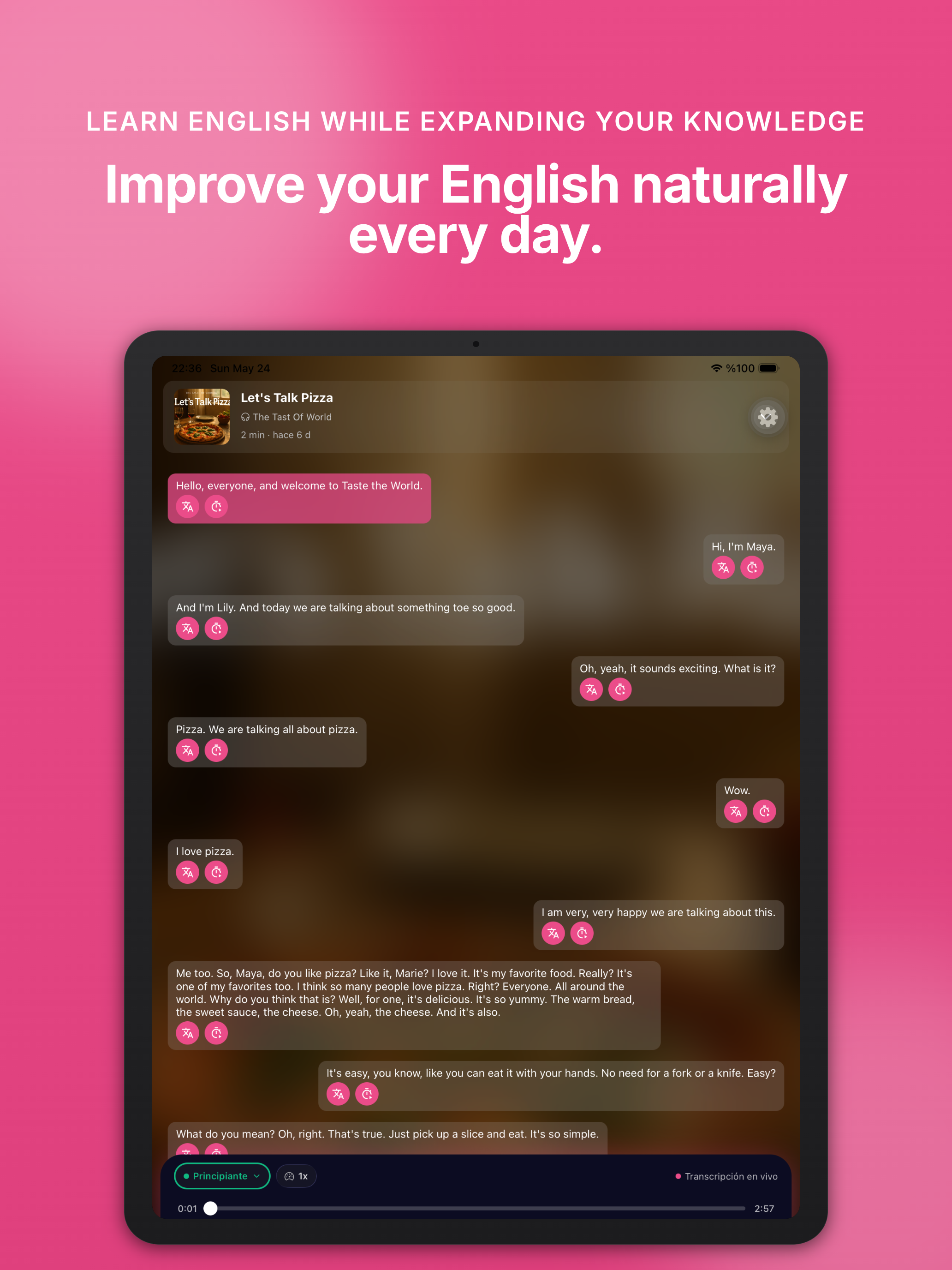 Glotcast: Learn by Listening